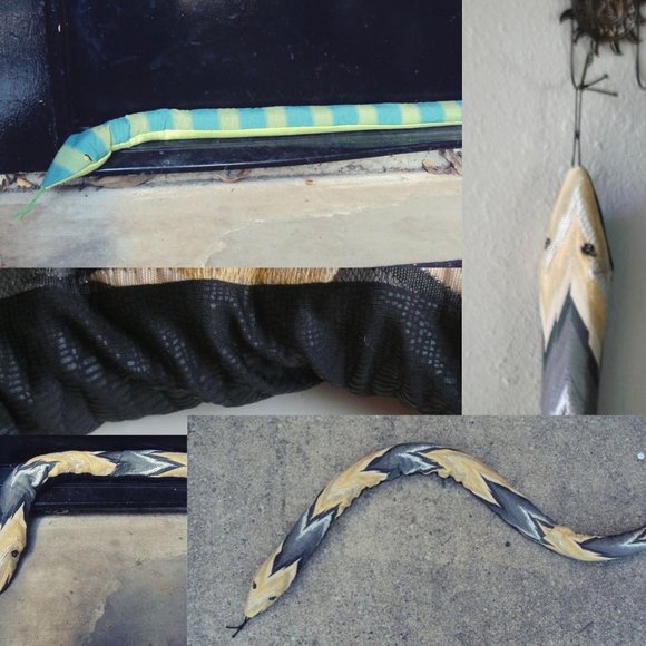 SOLD Handmade Door Snake 45" pet friendly filling - Picture 2 of 2